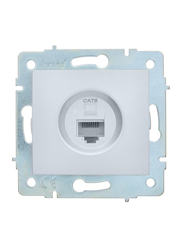 Розетка Lezard Asti 7081-3088-140 (жемчужно-белый перламутр)