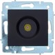 Розетка Lezard Asti 7081-4288-130 (черный бархат) - 