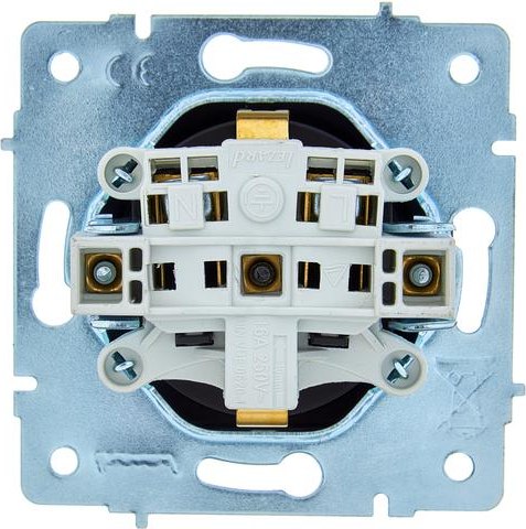 Розетка Lezard Asti 7081-4288-124B (черный бархат)
