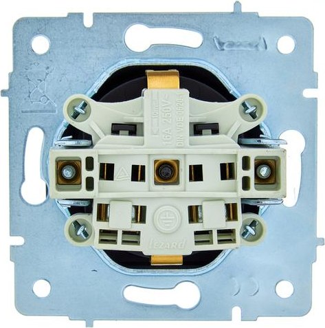 Розетка Lezard Asti 7081-4288-123B (черный бархат)