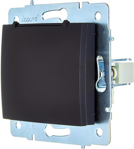 Розетка Lezard Asti 7081-4288-123B (черный бархат)
