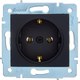 Розетка Lezard Asti 7081-4288-122B (черный бархат) - 