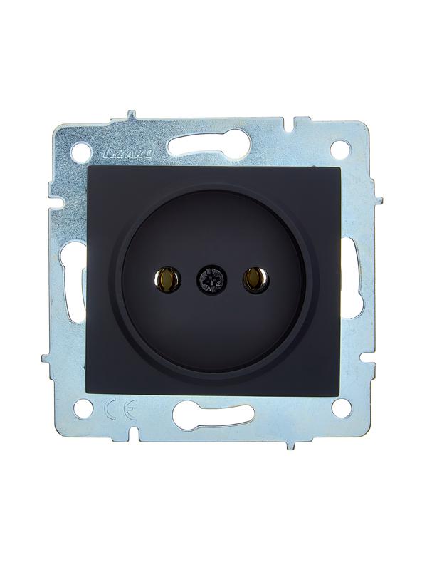 Розетка Lezard Asti 7081-4288-121B (черный бархат)