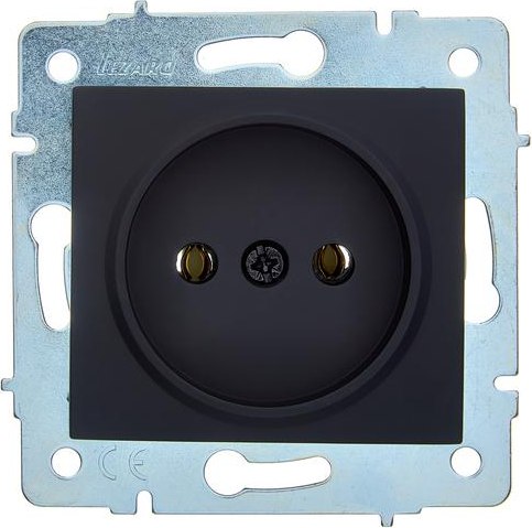 Розетка Lezard Asti 7081-4288-121B (черный бархат)