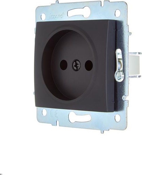 Розетка Lezard Asti 7081-4288-121B (черный бархат)