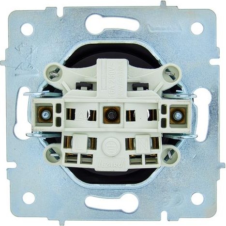 Розетка Lezard Asti 7081-4288-121B (черный бархат)