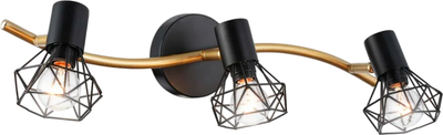 Спот Ambrella TR8657/3 BK/GD (черный/золото) - 