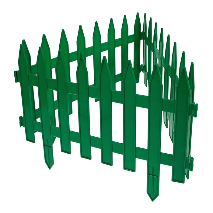 Изгородь декоративная GREENGO Gotika 35x210см 5 секций (зеленый) — фото 3