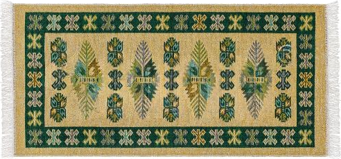 Коврик Shahintex Etno Icarpet 120x180 001 / 455399 (малахит)