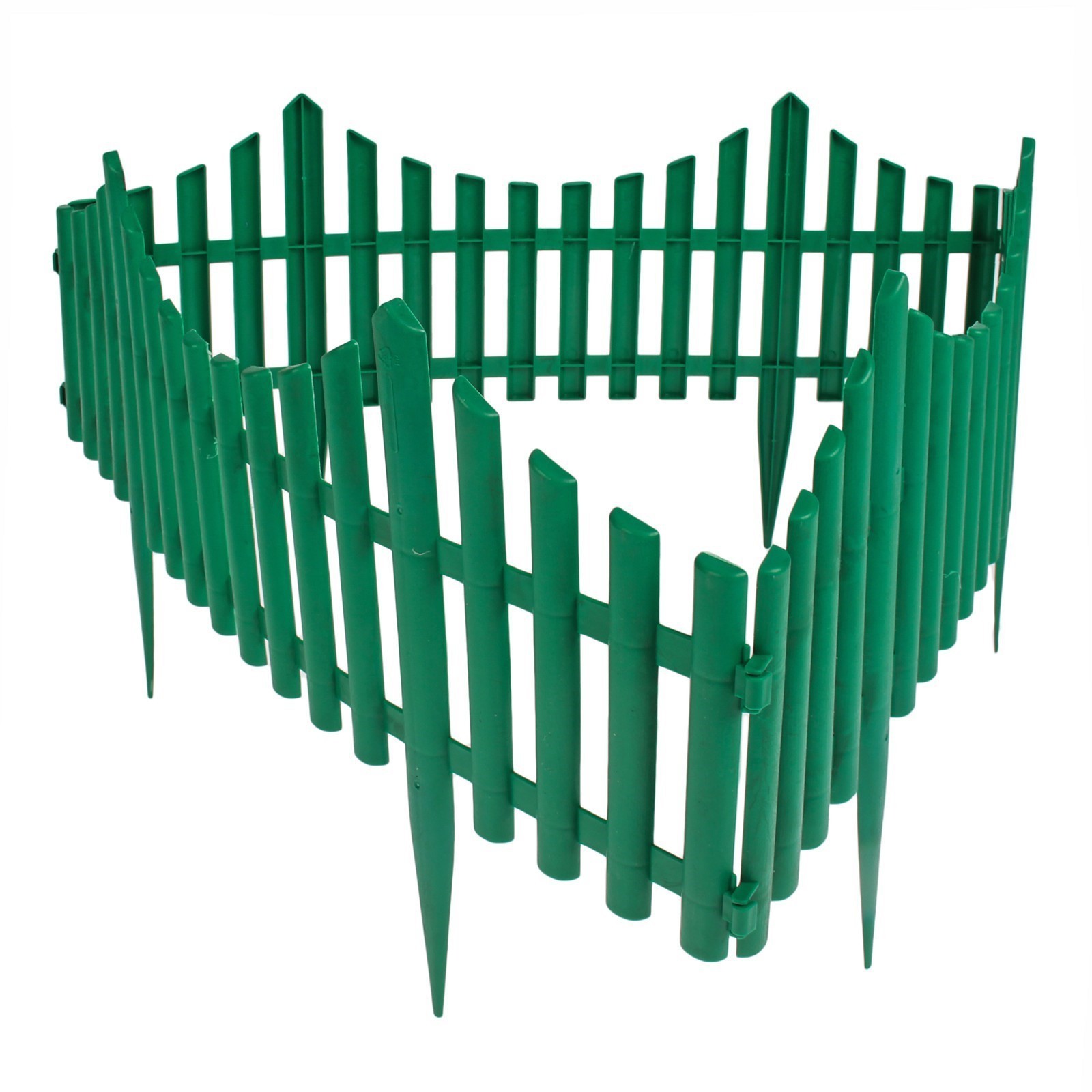 Изгородь декоративная GREENGO 30x300см 5 секций (зеленый) — фото 2