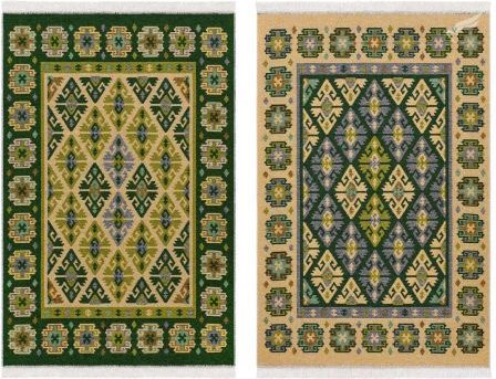Коврик Shahintex Etno Icarpet 120x180 002 / 455474 (малахит)