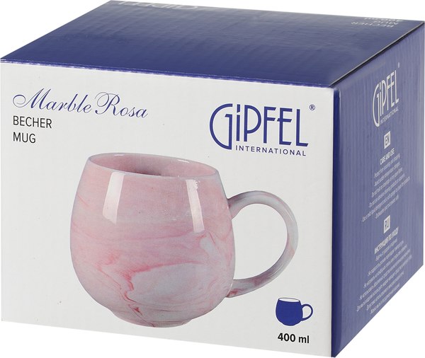 Кружка Gipfel Marble Rosa 52694 (розовый)
