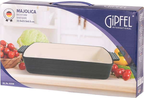 Форма для запекания Gipfel Majolica 52326 (зеленый)