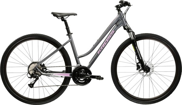 Велосипед Kross Evado 4.0 D 28 M gry_pin g / KREV4Z28X17W007946