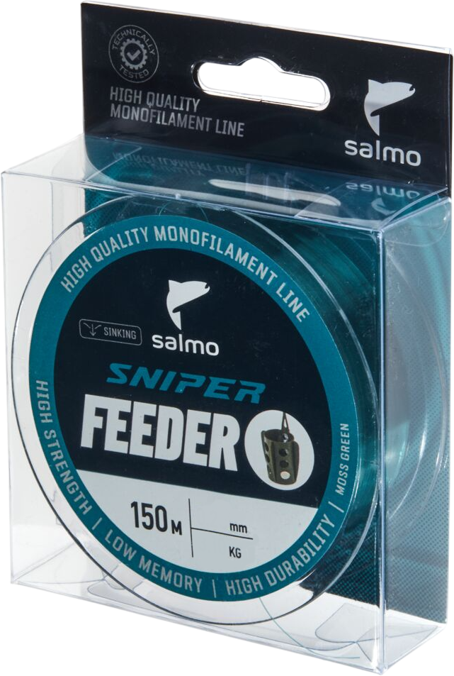 Леска монофильная Salmo Sniper Feeder Moss Green 150/020 / 4020-020
