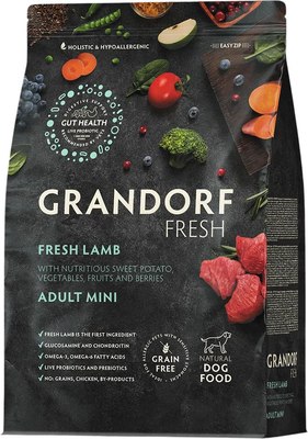 

Сухой корм для собак, Adult Mini Breeds Fresh Lamb&Sweet Potato