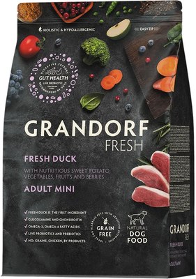 

Сухой корм для собак, Adult Mini Breeds Fresh Duck&Sweet Potato