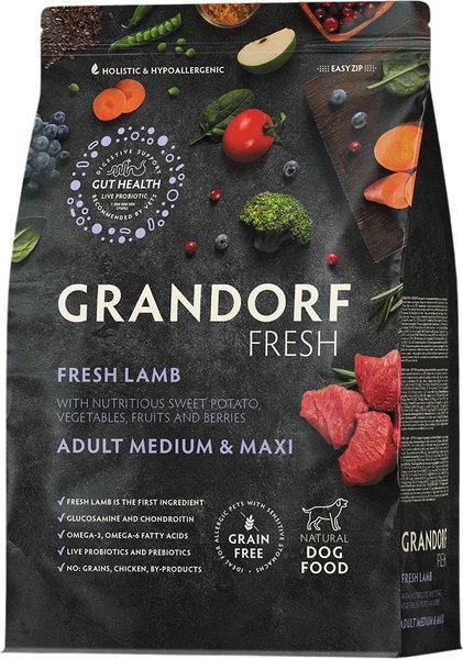 Сухой корм для собак Grandorf Adult Medium&Maxi Breeds Fresh Lamb&Sweet Potato (10кг)