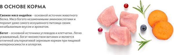 Сухой корм для собак Grandorf Adult Medium&Maxi Breeds Fresh Turkey&Sweet Potato (3кг)