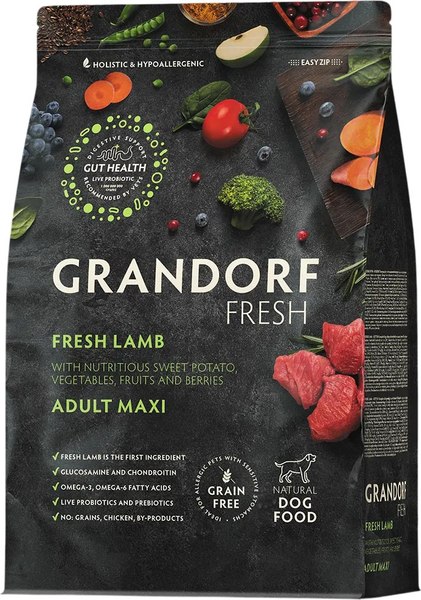 Сухой корм для собак Grandorf Adult Maxi Breeds Fresh Lamb&Sweet Potato (10кг)