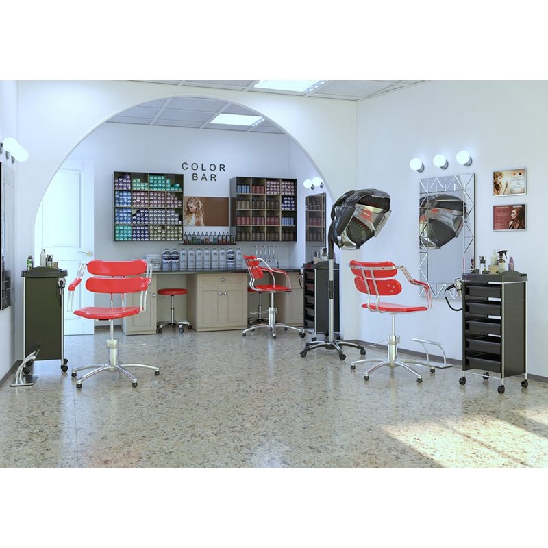 Тележка парикмахерская Элеганс М-03 Next (серый) — фото 3