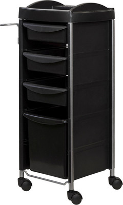 Тележка парикмахерская Элеганс М-03 box (черный) -