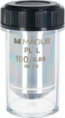 

Объектив для микроскопа, PL L100x/0.85 WD 0.4мм / 31909