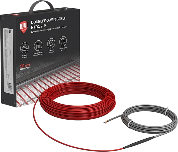 Теплый пол электрический Royal Thermo RTDC 2-17-800