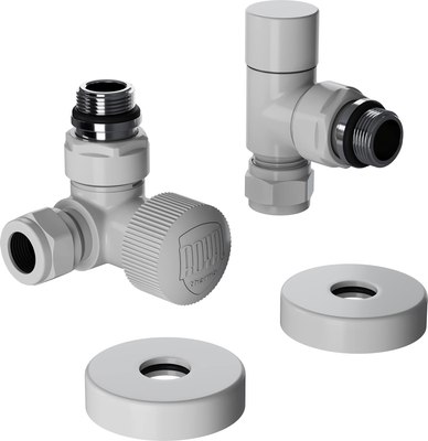 

Комплект кранов для инженерного подключения, Design Pro 15мм М30x1.5