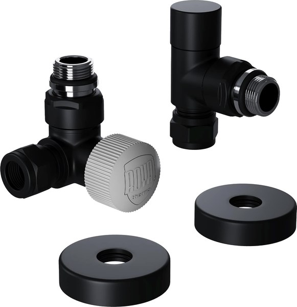 Комплект кранов для инженерного подключения Royal Thermo Design Pro 15мм М30x1.5