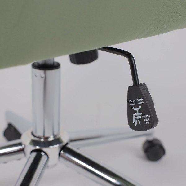 Кресло офисное AksHome Bella Chrome Velluto 30 (велюр/оливковый)