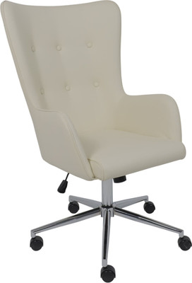 Кресло офисное AksHome Bella XL Chrome (Pegasso крем) - 