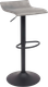 Стул барный AksHome Slim (серый велюр 8167-54/черный) - 