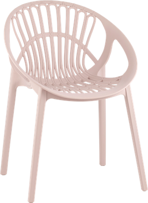 Стул пластиковый Stool Group Takeo SL-7094 (нежно-розовый) - 
