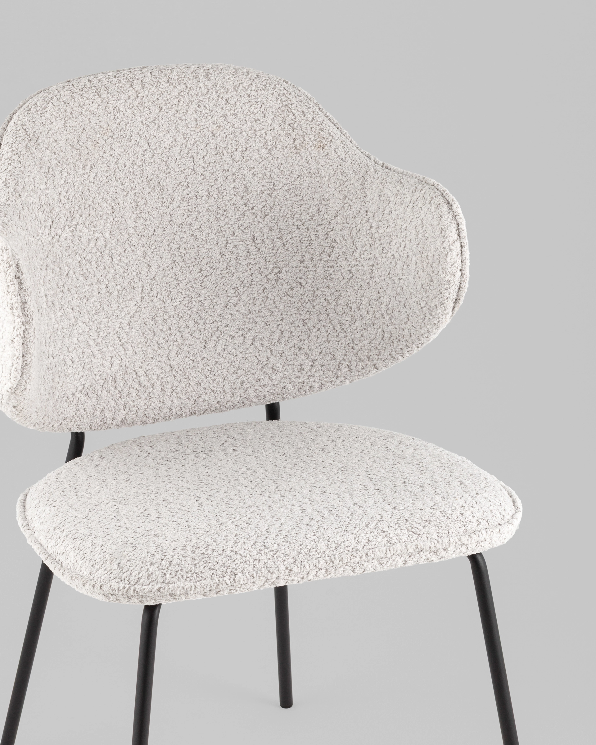 Стул Stool Group Bellamy 9122 UF998-14 (букле светло-серый) — фото 6