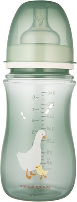 Бутылочка для кормления Canpol EasyStart Гуси Антиколиковая С широким горлышком / 35/245 (240мл) - 