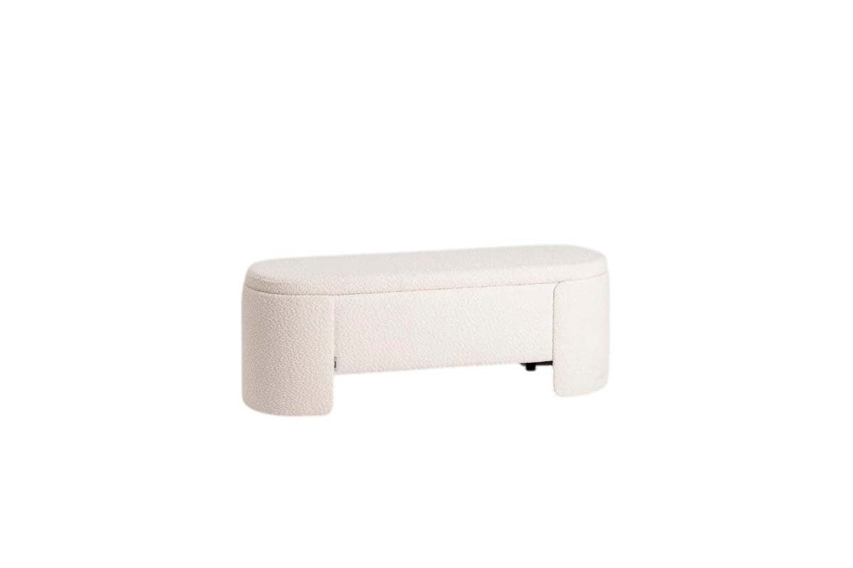 Банкетка Stool Group Taks с местом для хранения LV-112-S000 (букле белый)