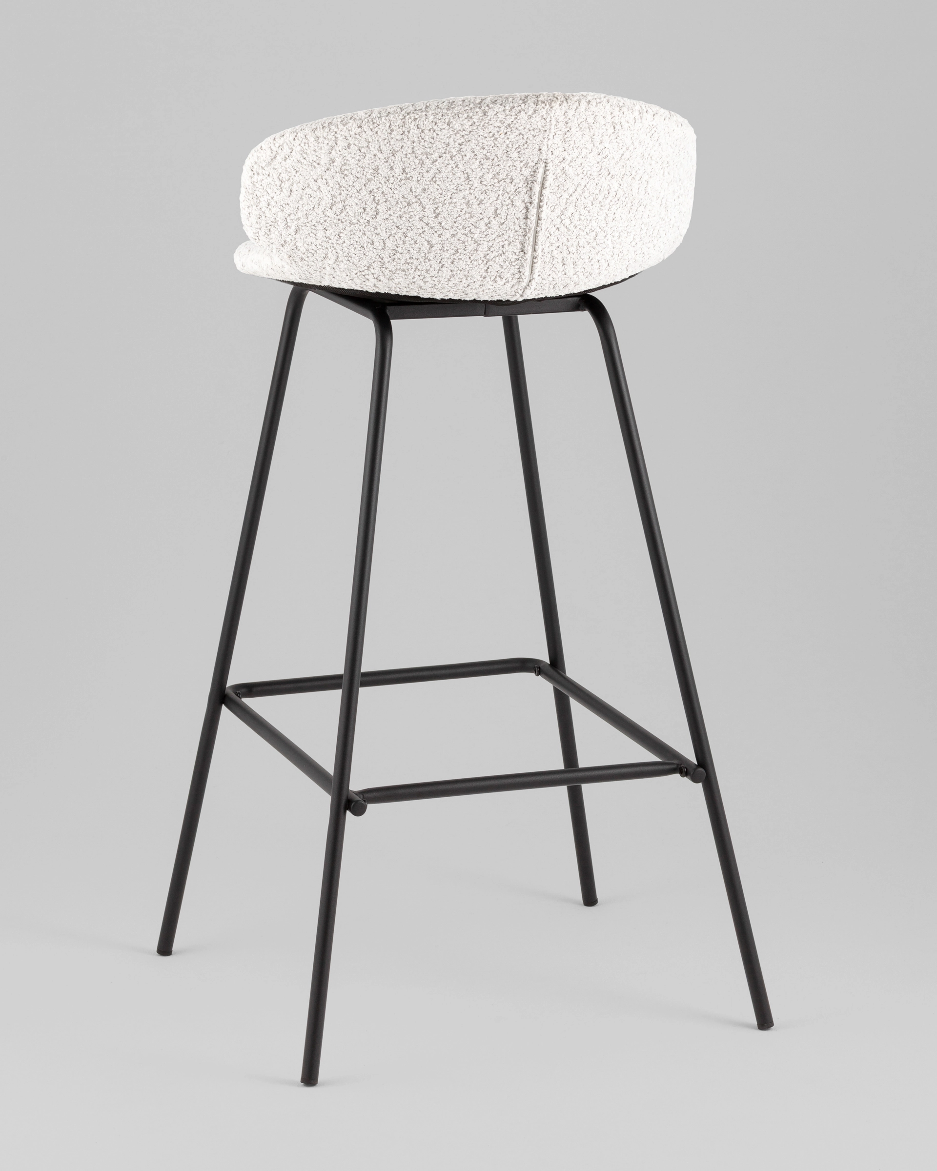 Стул барный Stool Group Nita 9091C UF998-14 (букле светло-серый) — фото 4