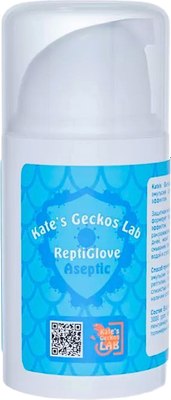 Ранозаживляющее средство для животных Kate's Geckos Lab ReptiGlove Aseptic. Эмульсия для рептилий (15мл) - 