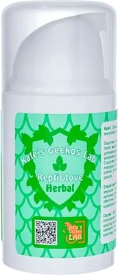 Ранозаживляющее средство для животных Kate's Geckos Lab ReptiGlove Herbal. Эмульсия для рептилий (15мл) - 