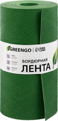 Бордюр садовый GREENGO 30см 10м толщина 1.2мм / 3253423 (зеленый) - 