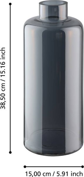 Ваза Eglo Nabas 421383 (стекло, черный зеркальный)