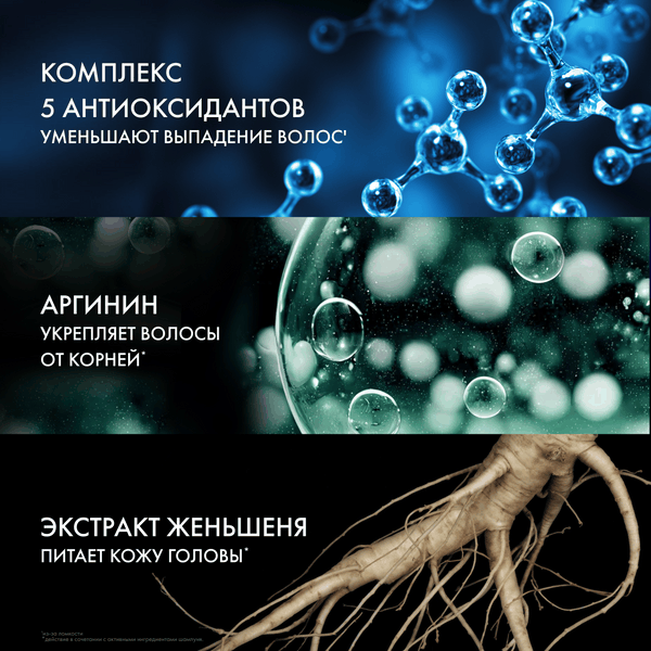 Шампунь для волос Clear Men Derma Expert Укрепляющий Энергия роста (1л)