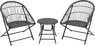 Комплект складной мебели Stool Group Soley AD605004 (темно-серый) - 