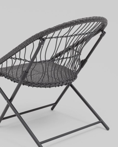 Комплект складной мебели Stool Group Soley AD605004 (темно-серый)