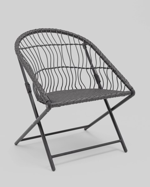 Комплект складной мебели Stool Group Soley AD605004 (темно-серый)