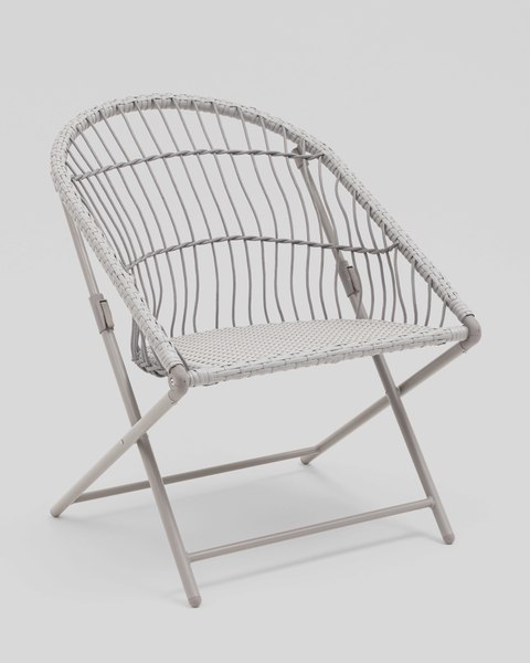 Комплект складной мебели Stool Group Soley AD605004 (светло-серый)