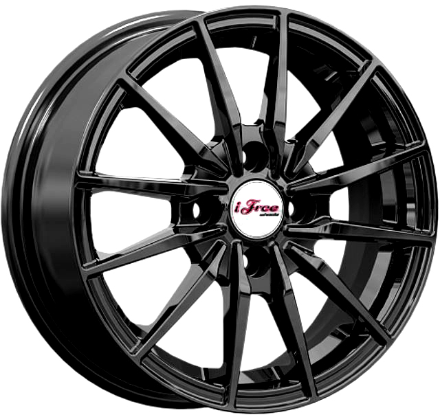 Литой диск iFree Финчер 14x5.5" 4x100мм DIA 67.1мм ET 42мм BK