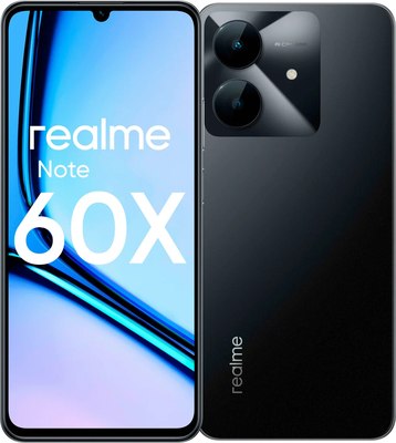 Смартфон Realme Note 60x 3GB/64GB (черный) - 