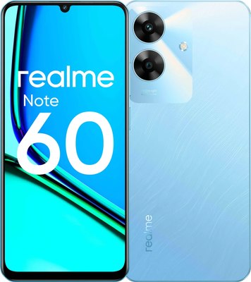 Смартфон Realme Note 60 4GB/128GB (голубой) - 
